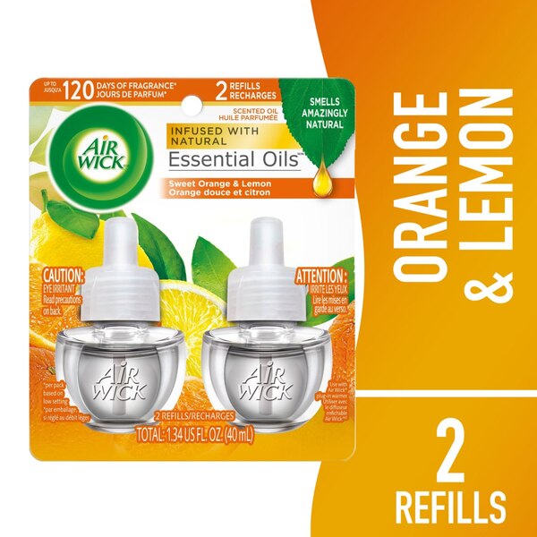 Air Wick®  Scented Oil Refill, Orange & Lemon, 2 ct