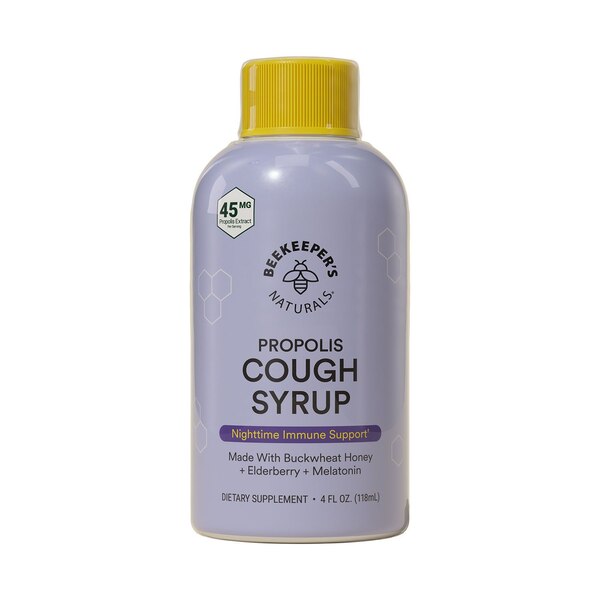 Beekeeper's Naturals Kids Propolis Nighttime Cough Syrup, 4 OZ