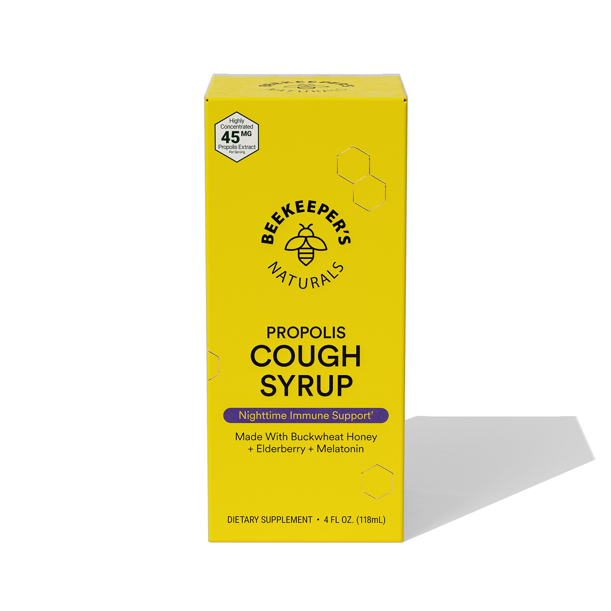 Beekeeper's Naturals Propolis Cough Syrup - Night, 4 OZ