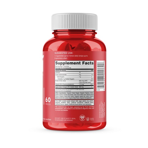 Goli Apple Cider Vinegar Gummies, 60 CT