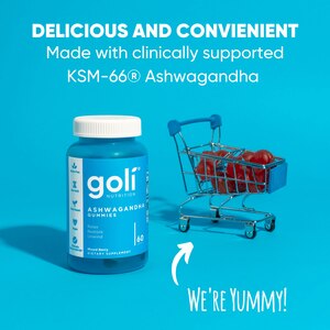 GOLI Ashwagandha Mixed Berry Gummies, 60 CT