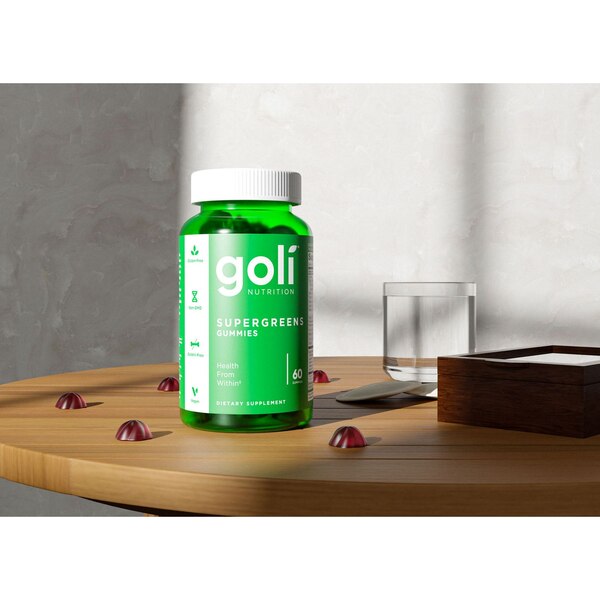 Goli Supergreens Gummies, 60 CT