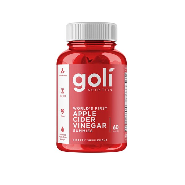Goli Apple Cider Vinegar Gummies, 60 CT