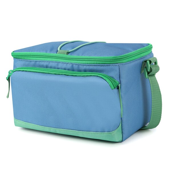 Arctic Zone 6-Can Personal Cooler, Blue & Green