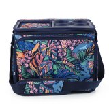 Arctic Zone 40-Can Tabletop Collapsible Cooler, Midnight Floral Sketch, thumbnail image