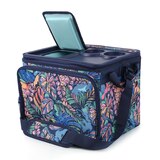 Arctic Zone 40-Can Tabletop Collapsible Cooler, Midnight Floral Sketch, thumbnail image