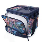Arctic Zone 40-Can Tabletop Collapsible Cooler, Midnight Floral Sketch, thumbnail image