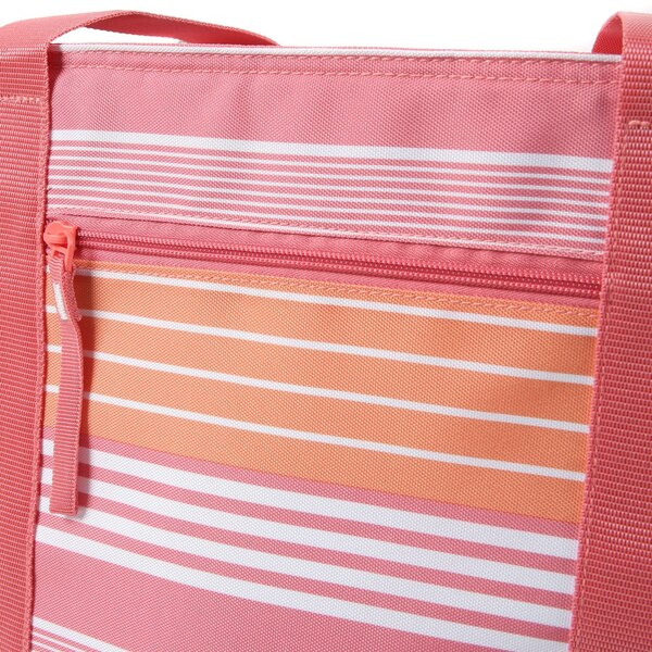 Arctic Zone 30-Can Insulated Tote, Warm Stripe
