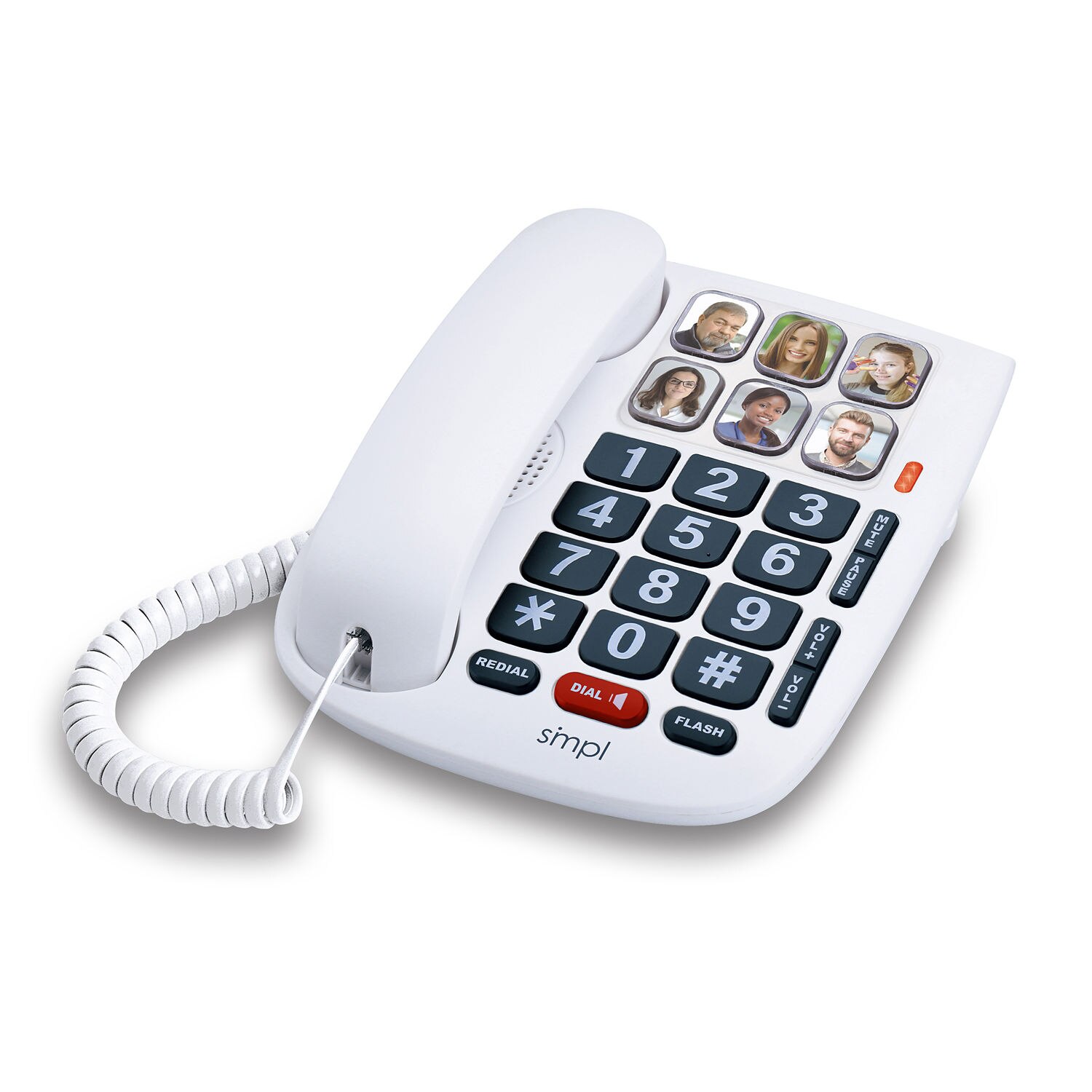 SiMPL PhotoDIAL Memory Landline Phone One Touch Handsfree Dialing simpl-photodial-memory-landline-phone-one-touch-handsfree-dialing