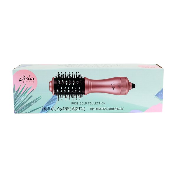 Aria Beauty Mini Blowdry Brush, Rose Gold