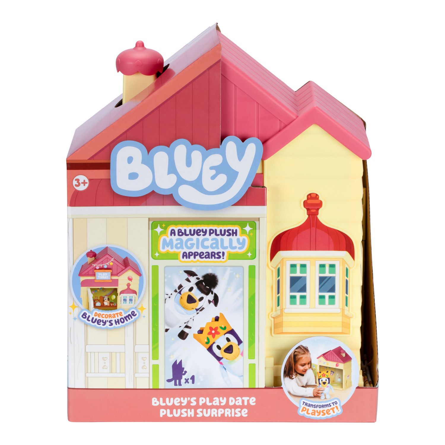Bluey's Play Date Mystery Plush Surprise, Assorted Characters
