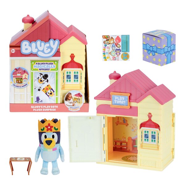 Bluey's Play Date Mystery Plush Surprise, Assorted Characters