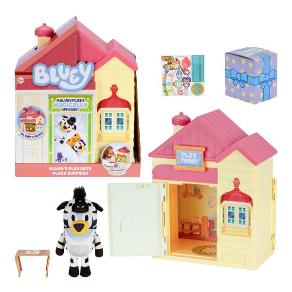 Bluey's Play Date Mystery Plush Surprise, Assorted Characters