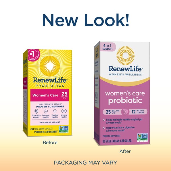 Renew Life Women’s Wellness, Women’s Care Probiotic, 25 Billion CFU Per Cap., 30 ct. Value Pack*
