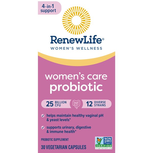Renew Life Women’s Wellness, Women’s Care Probiotic, 25 Billion CFU Per Cap., 30 ct. Value Pack*