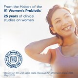 Renew Life Women's Care Vaginal Women's Probiotic Supplement, 30 Vegetarian Capsules, 50 Billion CFU, thumbnail image 3 of 9