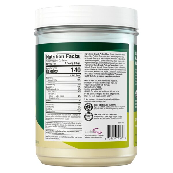 Purely Inspired Organic Protein Plant-Based Nutritional Shake