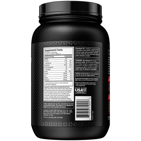 MuscleTech, Nitro-Tech Whey Gold, Protein Supplement, 31 Servings