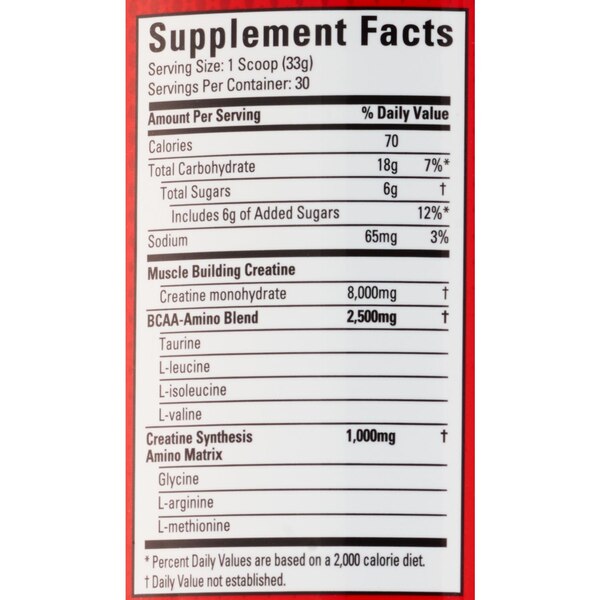Six Star Fruit Punch Creatine X3