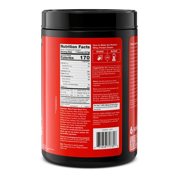 Six Star Froot Loops Protein Powder