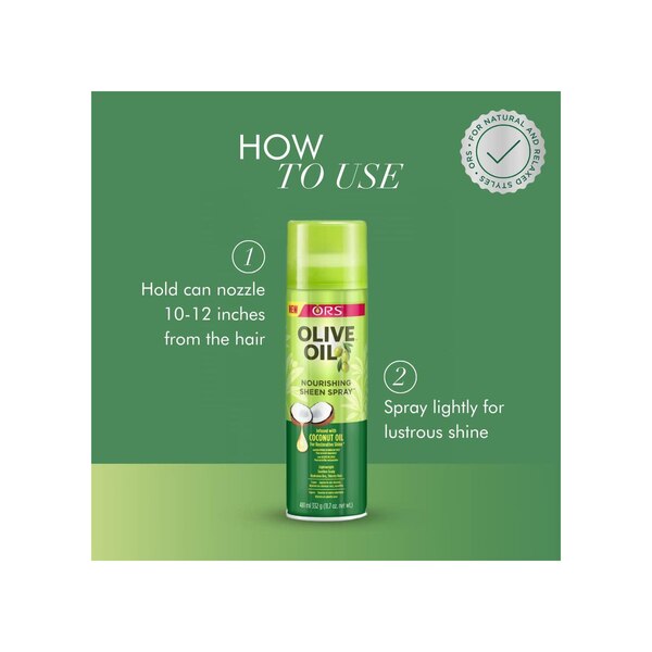 ORS Olive Oil Nourishing Sheen Spray, 11.7 OZ