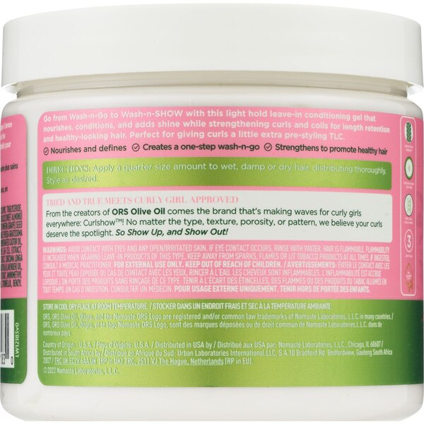 ORS Olive Oil Curlshow Leave-In Conditioner Gel, 16 OZ