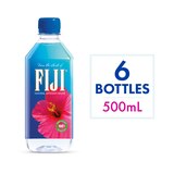 FIJI, Natural Artesian Bottled Water 500 mL / 16.9 Fl Ounce (Pack of 6), thumbnail image