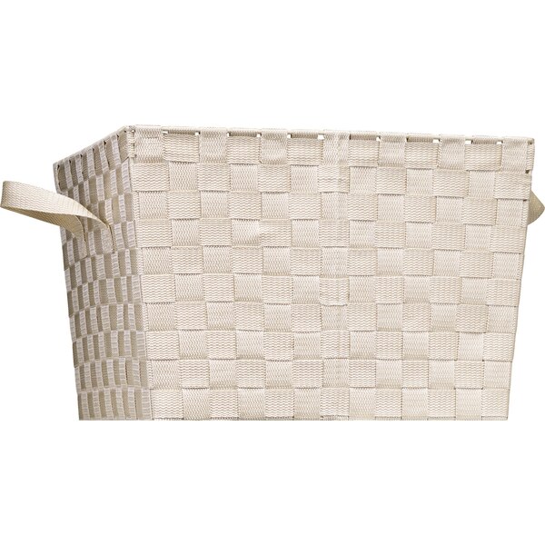 Simplify Woven Storage Tote, Ivory
