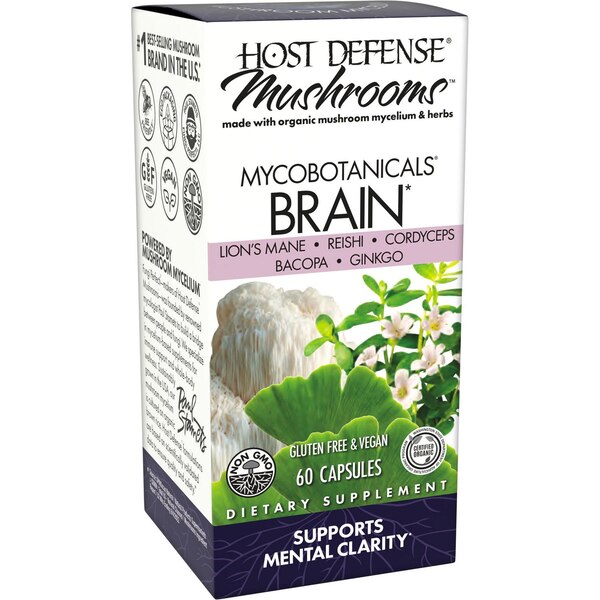 Host Defense MycoBotanicals Brain, 60 CT