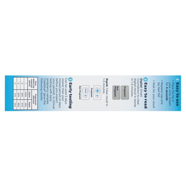 Clearblue Pregnancy Test, Digital, 2 CT