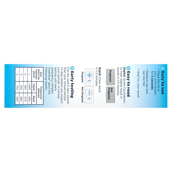 ClearBlue Combo Pregnancy Test, 4 CT