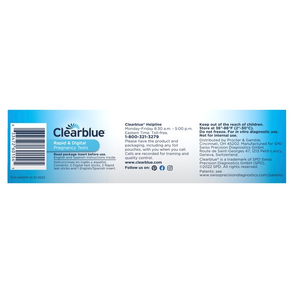 ClearBlue Combo Pregnancy Test, 4 CT
