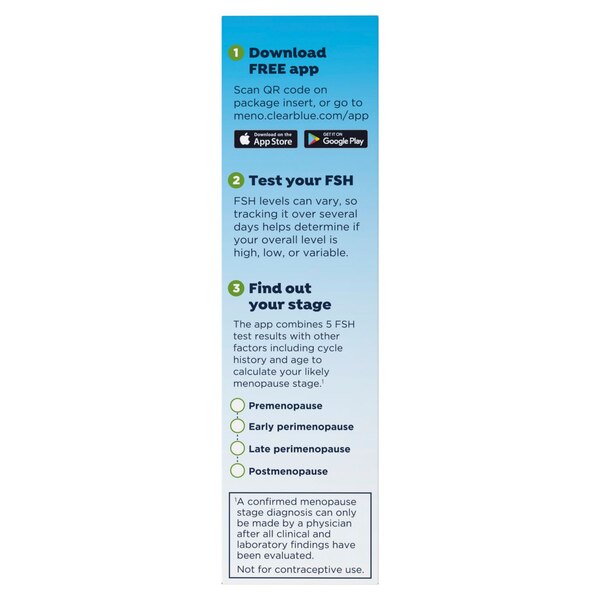 ClearBlue Menopause Stage Indicator Test, 5 PK