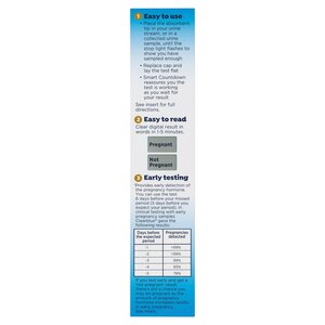 Clearblue Early Digital Pregnancy Test, Early Detection at Home Pregnancy Test, 3 CT
