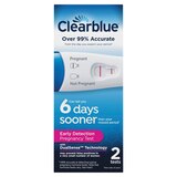 Clearblue 6 Days Sooner Early Detection Pregnancy Test, 2 PK, thumbnail image