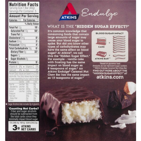 Atkins Endulge Chocolate Coconut, 5 PK
