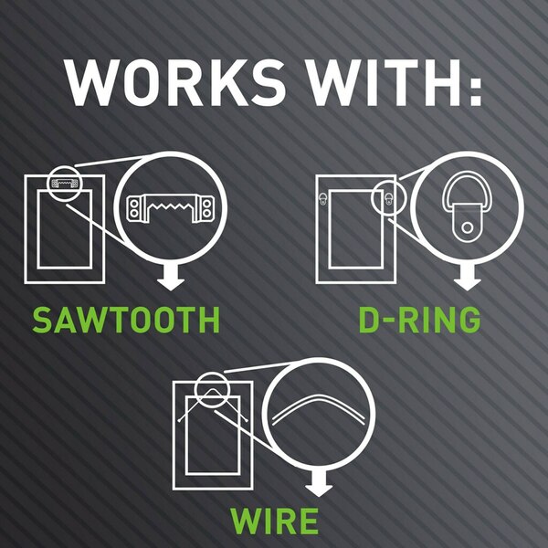 3M CLAW Drywall Picture Hanger with Temporary Spot Marker, Holds 25 lb