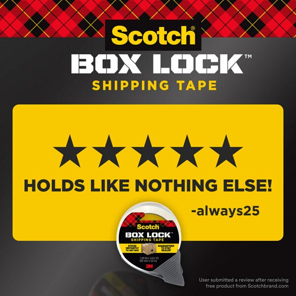 Scotch Shipping Packaging Tape, 1.88 in x 54.6 yd