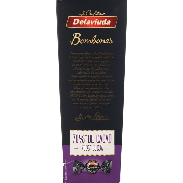 La Confiteria Delaviuda Bombones, Dark Chocolate, 14 CT, 5.29 OZ