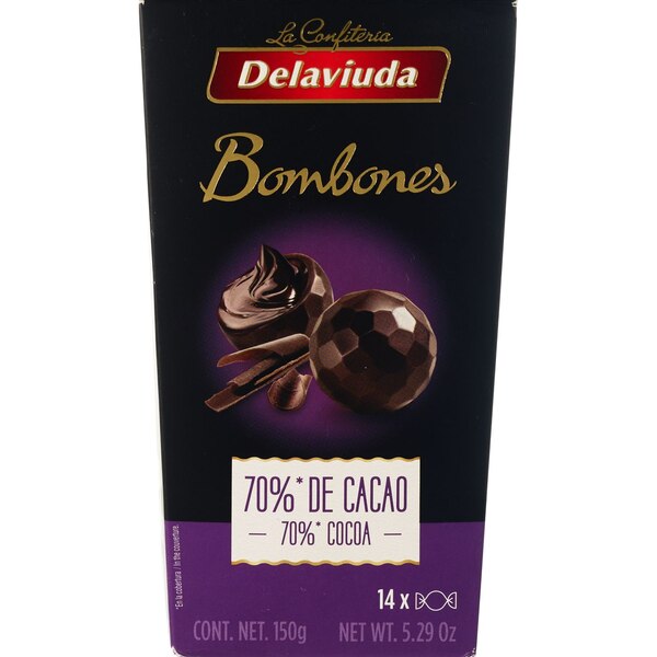 La Confiteria Delaviuda Bombones, Dark Chocolate, 14 CT, 5.29 OZ