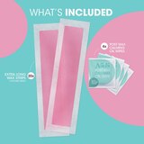Nad's Extra Long Wax Strips, Strawberries & Cream, 20 CT, thumbnail image