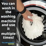 CICLONE ISPINMOP White Microfiber Mop Head Refill, thumbnail image