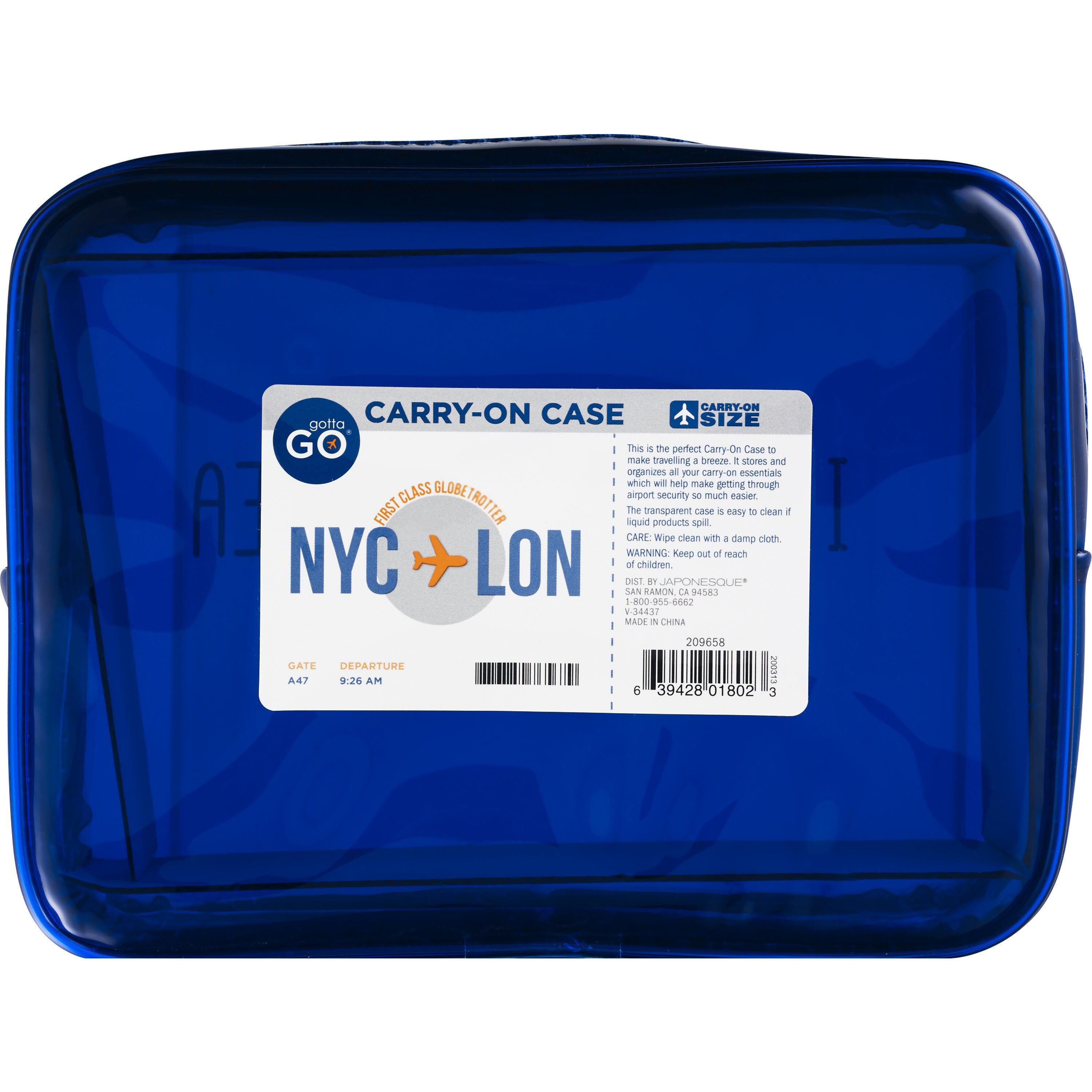 Gotta Go Carry On Case Assorted Colors