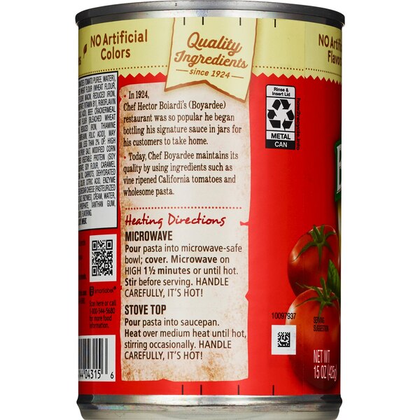 Chef Boyardee Beef Ravioli, Can, 15 oz