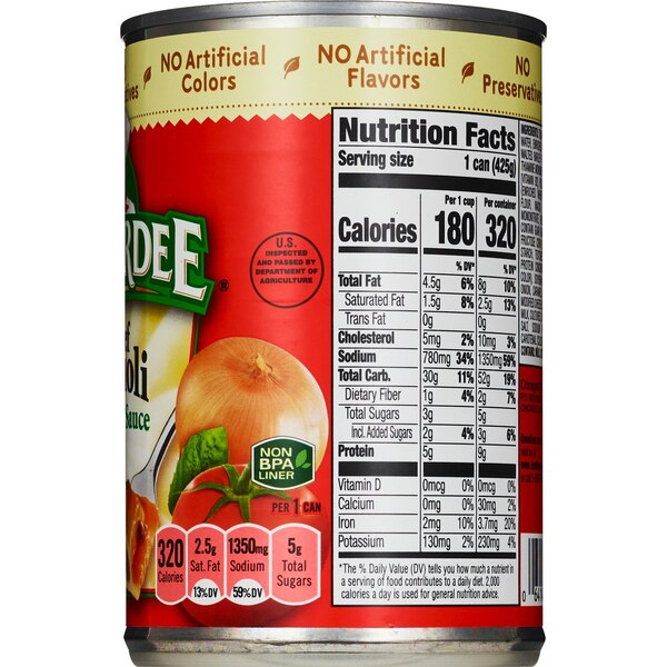 Chef Boyardee Beef Ravioli, Can, 15 oz