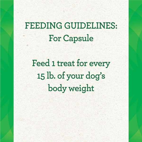 Greenies Pill Pockets Capsule Size Natural Dog Treats with Real Peanut Butter