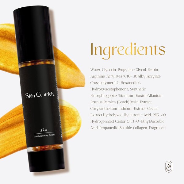 Skin Centrick 22kt Gold Brightening Serum , 1.69 OZ