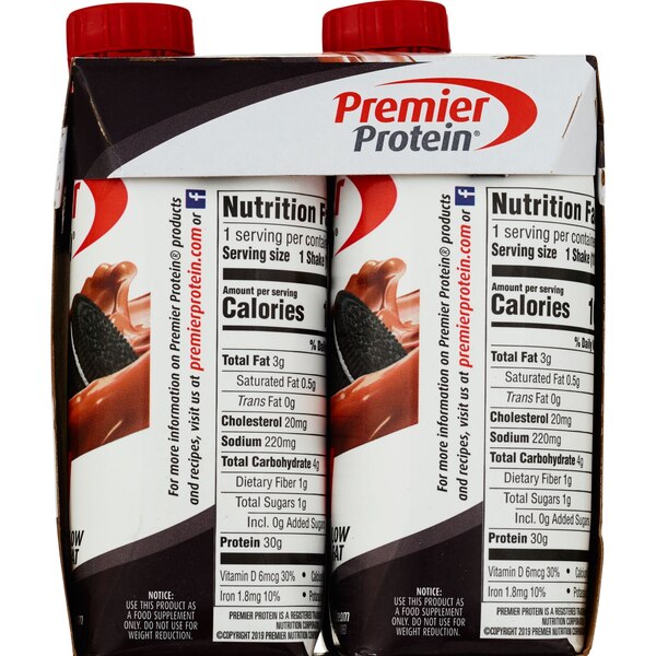 Premier Protein Cookies & Cream Protein Shake, 4 PK
