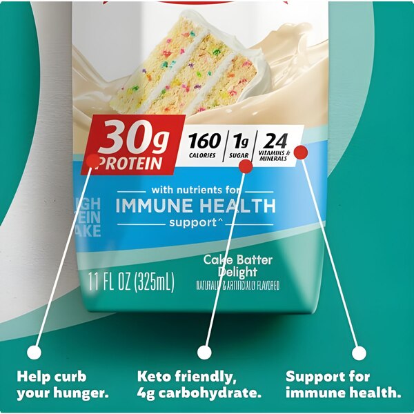 Premier Protein Cake Batter Delight Shake, 4 PK