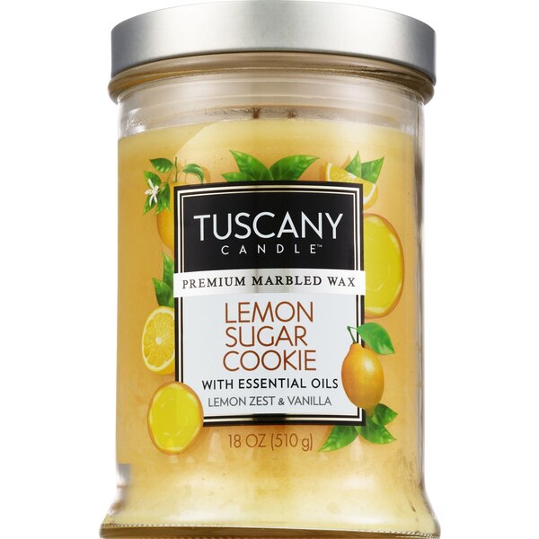 Tuscany Candle 2-Wick Candle, Lemon Sugar Cookie, 18 oz